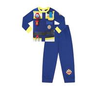 Feuerwehrmann Sam Jungen Langer Pyjama-Set Kostüm Kinder-Schlafanzug, blau, 2-3 Years