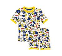 Feuerwehrmann Sam Jungen Schlafanzug Weiß 98