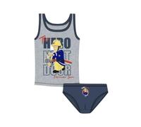 Feuerwehrmann Sam Unterwäsche Garnitur Set (grau/blau, 110)