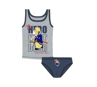 Feuerwehrmann Sam Unterwäsche Garnitur Set (grau/blau, 98)