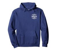 Feuerwehrmann-Uniform-T-Shirt mit floralem Kreuz (2-seitig) Pullover Hoodie