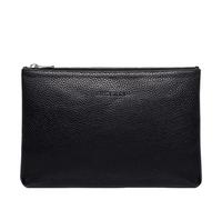FEYNSINN Berlin Kosmetiktasche NEA aus Nappa-Leder I Schminktasche klein für Damen I Make Up Bag schwarz handgefertigt