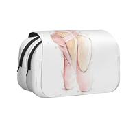 FEYUNYAN Doppelschichtiges Federmäppchen, großes Fassungsvermögen, strapazierfähiges Oxford-Gewebe, Schreibwaren-Organizer für Schulbedarf, Reisen, Prüfungen, Ballettschuhe, Aufbewahrungstasche für