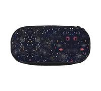 FEYUNYAN Federmäppchen mit großer Kapazität, ästhetisch, auslaufsicher, aus Segeltuch, mit Reißverschluss, Stern-Galaxien-Federmäppchen für Damen und Herren, leichtes tragbares