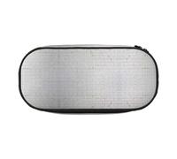 FEYUNYAN Federmäppchen mit großer Kapazität, ästhetisch, auslaufsicher, Segeltuch, mit Reißverschluss, altweiße Ziegelmauer, Federmäppchen für Damen und Herren, leichte tragbare Schreibwarentasche für