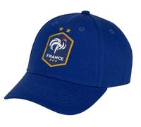 FFF Kinder-Kappe, offizielle Kollektion der französischen Fußballnationalmannschaft, Größe verstellbar, blau, One size