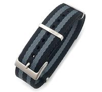 FFHAO 20 mm 22 mm Nylon Nato WatchBand Special For Omega watch Seamaster 007 Commander Soft Canvas Fabric Strap, 22 mm, Achat