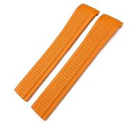 FFHAO Buntes Silikon-Gummi-Uhrenarmband für Patek-Armband für Aquanaut Philippe Serie 5164a 5167a, Uhrenarmband mit Schmetterlingsschnalle, 21 mm, 21 mm, Achat