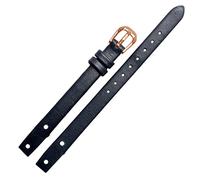 FFHAO Damen-Armbänder aus echtem Leder für Fossil ES4340 ES4119 ES4000 Uhrenarmbänder mit Schraube, 8 mm, Rot, Schwarz, Blau, 8 mm, Achat