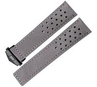 FFHAO Echtes Leder Armband Für TAG Heuer Uhrenarmband Faltschließe 20mm 22mm Kuh Leder Uhrenarmbänder, 20 mm, Achat