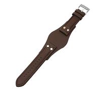 FFHAO Für Fossil CH2891CH3051 CH2564 CH2565 Uhrenarmband für Herren, echtes Leder, 22 mm Armband mit mattem Lederarmband, 22mm, Achat