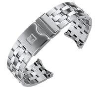 FFHAO Für Tissot T120 Seestern Serie Armband 1853 Stahlband T120407A T120407 Herren Fein Stahl Uhrenarmband Kette, 21 mm, Achat