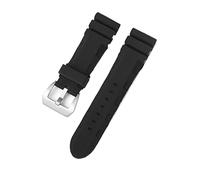 FFHAO Gummiarmband für Panerai 441 111, wasserdichtes Silikonarmband für Herren, Uhrenzubehör, 22 mm, 24 mm, 24mm, Achat
