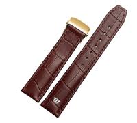 FFHAO Uhrenarmband aus echtem Leder für Maurice Lacroix, 20 mm, 22 mm, Faltschnalle, Freizeit, Business, Rindsleder-Armband, 20 mm, Achat