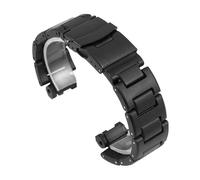 FFHAO Uhrenarmband für Casio G-Shock Protrek PRW-3000/6000/6100/3100 PRG-300 modifiziertes Kunststoff-Stahlverbundband, schwarzes Armband, Achat