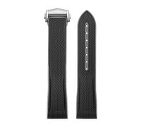 FFHAO Uhrenarmband für Omega X Swatch MoonSwatch Sport Silikon Gummi Band 20mm Seamaster 300 Tauchen AT150 Curved End Uhrenarmband, 20 mm, Achat