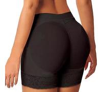 FFWTPY Damen Butt Lifter Po Push Up Gepolsterter Unterhose Hip Enhancer Shapewear mit 2 Herausnehmbarer Hüfte Pads Bauchkontrolle Höschen Hüft Unterwäsche Miederslips