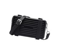 FGDTREE 2025 Retro-Geldbörse, quadratisch, geräumig, mehrere Taschen, lässige Umhängetasche für den täglichen Gebrauch, ergonomische Handtasche, Schwarz