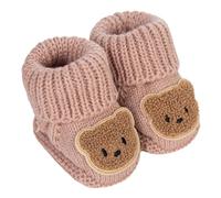 FGDTREE Socken für Neugeborene mit Bärenmotiv und gerippten Bündchen, bequeme Babysocken, Wollsocken, Paar für sicheres 0-12 Monate warmes Baby, B, Einheitsgröße