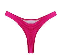 FGUUTYM Bikinihosen Damen Bauchweg: Tanga String Beachwear Unterteile Swim Boardshorts Sommer Bikini Strandurlaub Hot Pants Schwimmshorts Strand Unterteile High Waist Badeanzug Tankini