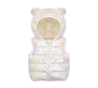 FGUUTYM Steppjacke Kinder Mädchen: Kinderweste Winterweste Ärmellose Winterjacke Kapuzenjacke mit Kapuze Warm Pufferweste Kinderjacke Thermojacke Kinderweste Winter Junge Kapuzenjacke