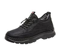 FGUUTYM Stiefel Herren Schneestiefel Sneakers Plus Samt Winterstiefel Thermostiefel Winter Warme Gefüttert Baumwollschuhe Laufsportschuhe Outdoor Rutschfest Winterschuhe Wanderstiefel