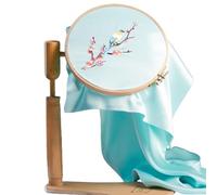 FGXY Holzsammlung Stickrahmen Halterung aus Holz, DIY Handwerk Stickerei Nähen Werkzeuge Einstellbare Nähwerkzeuge