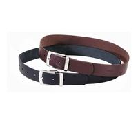 FHB Ledergürtel BURKHARD 85002 Eindorn Rindleder Gürtel in braun oder schwarz, Farbe: 20 schwarz, Größe: 105