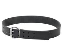 FHB Ledergürtel Doppeldorn CARSTEN schwarz Länge90 cm FHB CARSTEN Ledergürtel Doppeldorn, schwarz, Gr. 90