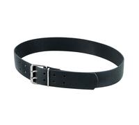 FHB Ledergürtel mit Doppeldorn - CARSTEN 85001 schwarz 120 cm