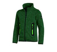 FHB MATS Strick-Fleece-Jacke Kinder grün Gr. 122/128