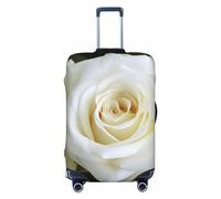 FHEBNDS Gepäckabdeckung, waschbar, TSA-geprüft, elastisch, Spandex, kratzfest, passend für 45,7 - 81,3 cm (18 - 32 Zoll) Gepäck, Schwarz , S