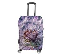 FHESDCW Botany Pusteblume lila Gepäckabdeckungen für Koffer, waschbares Reisezubehör, Anti-Kratz- & Staubschutz, Kofferabdeckung, passend für 48,3-81,3 cm Gepäck, Stil:, L, Klassisch