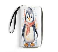 FHESDCW Damen-Geldbörse aus Leder, niedliches Cartoon-Tier, kleine Geldbörse, mehrere Mini-Kartenhalter, Organizer, Damen-Armband mit Kartenfächern, Ausweisfenster, Reißverschluss, Münzgeldbörse,