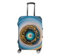 FHESDCW Heavenly Eye Gepäckabdeckungen für Koffer, waschbares Reisezubehör, Anti-Kratz- und Staubschutz, Kofferabdeckung, passend für 48,3-81,3 cm Gepäck, Stil:, S, Klassisch