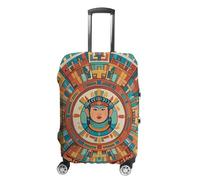 FHESDCW Patterns of Ancient Civilization Figures Luggage Covers for Suitcases, Washable Travel Accessories, Anti-Scratch & Dust Protection Suitcase Cover Protector Fits 19-32 Inch Luggage, Stil, S