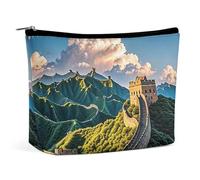 FHESDCW The Great Wand-Make-up-Tasche für Damen, PU-Leder, wasserdichte Kosmetiktasche mit Reißverschluss, tragbarer Reise-Make-up-Organizer