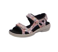 Fidelio Damen Trekking-Sandale Gini Leder Wechselfußbett Mix Romance Beige Größe 37