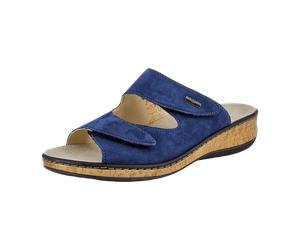 Fidelio Soft-Line D-Pantoffel G für Damen, blau, Größe 37 EU