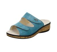 Fidelio Softline D-Pantoffel für Damen, türkis, Größe 39 EU