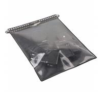Fidlock Dry Bag Mega XL Transparente selbst verschließende Tasche Transparent und Schwarz