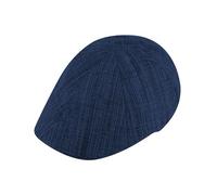 fiebig 6-Panel Cap | Flatcap mit flexiblem Gummizug | Schirmmütze (59-L, Marineblau)