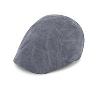 fiebig 6-Panel Cap Washed Cotton | Flatcap aus gewaschener Baumwolle | Schirmmütze (as3, Numeric, Numeric_57, Marineblau)