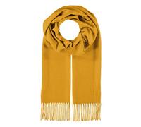 fiebig Cashmink Schal in Uni | Halstuch für Damen & Herren in Größe 180 x 30 cm | Made in Germany (One Size, Mais)
