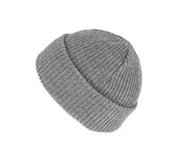 fiebig Dockermütze Sustainable | Umschlagmütze aus recyceltem Polyester & Acryl | Unisex One Size Strickmütze (Hellgrau)