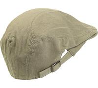 Gatsby Cap meliert in 3 Farben mit Schnalle beige, S/M