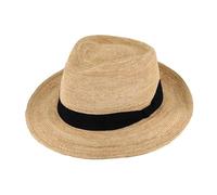 fiebig Raffia Fedora Natur Größe 55