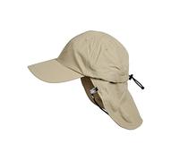 fiebig Schildmütze mit Nackenschutz aus Supplex, Kopfgröße:L, Farben:beige