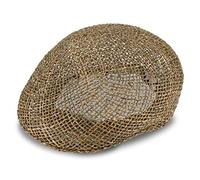 fiebig Strohkappe für Damen & Herren | Sommermütze aus 100% Stroh | Schirmmütze mit Innenband Made in Italy | Schiebermütze für Frühjahr & Sommer in vielen Größen (59-L)