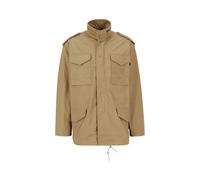 Fieldjacket ALPHA INDUSTRIES "Alpha Industries Men - Field Jackets M-65 Heritage", Herren, Gr. XL, grün (khaki), Obermaterial: 50% Baumwolle, 50% Polyester, Futter: 65% Polyester, 35% Baumwolle, Jacke